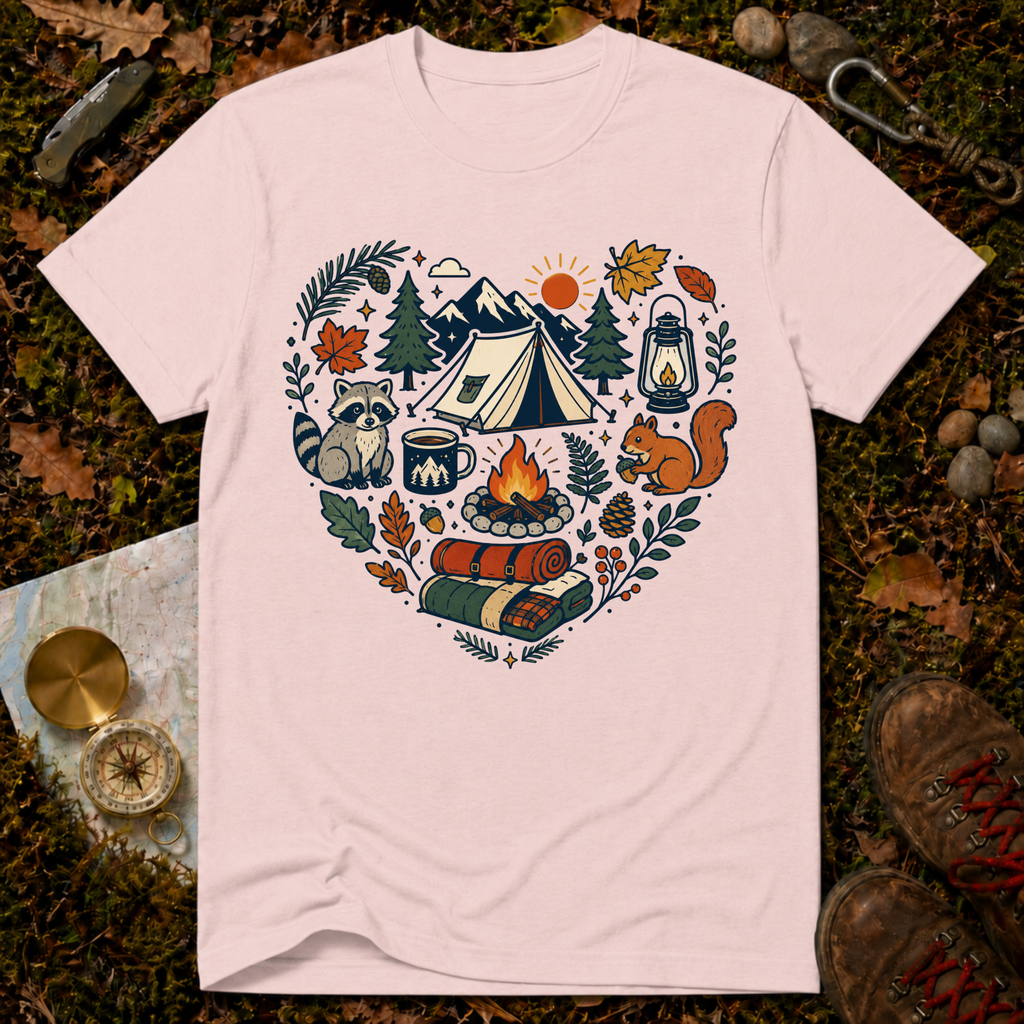 Camp Life Heart T-shirt