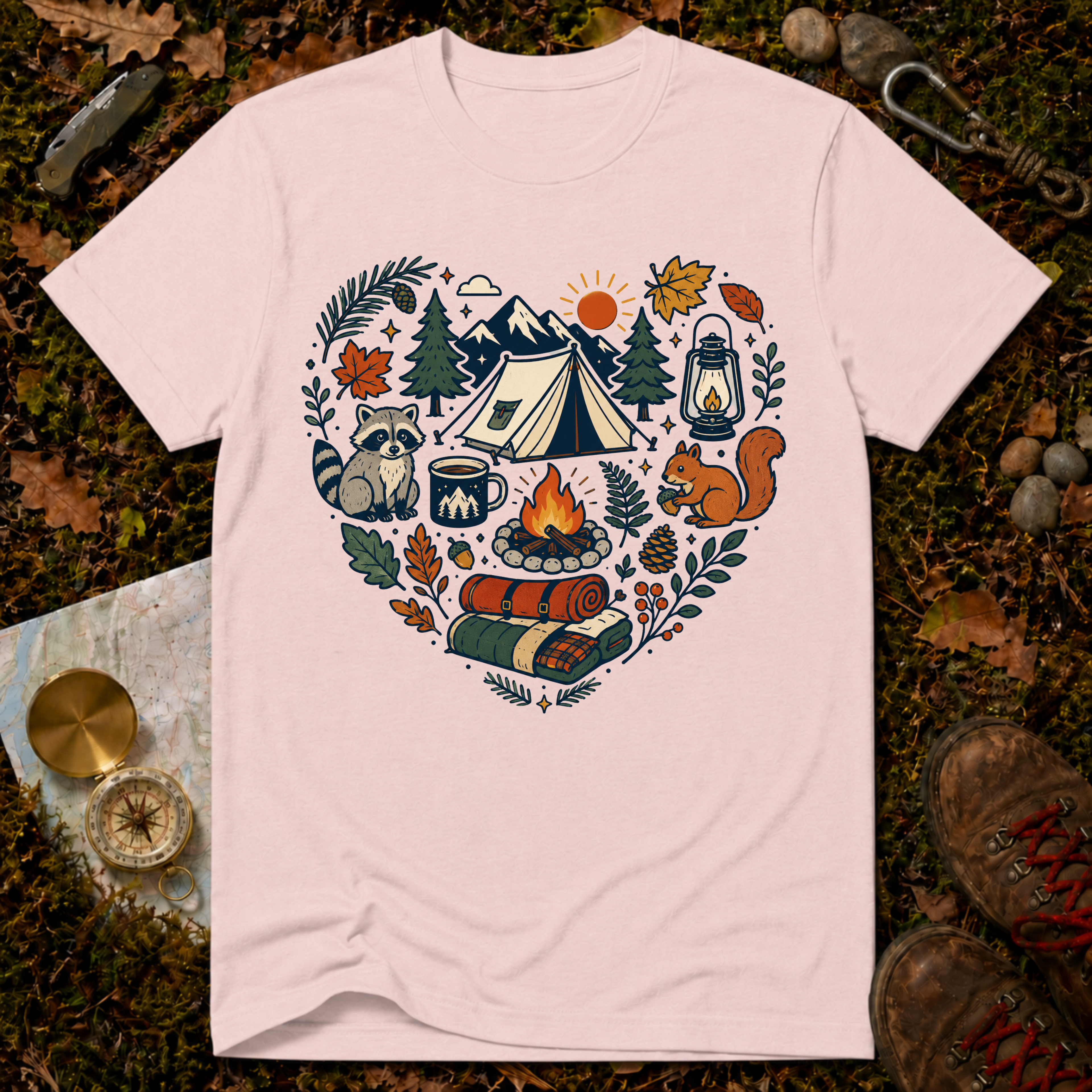 Camp Life Heart T-shirt