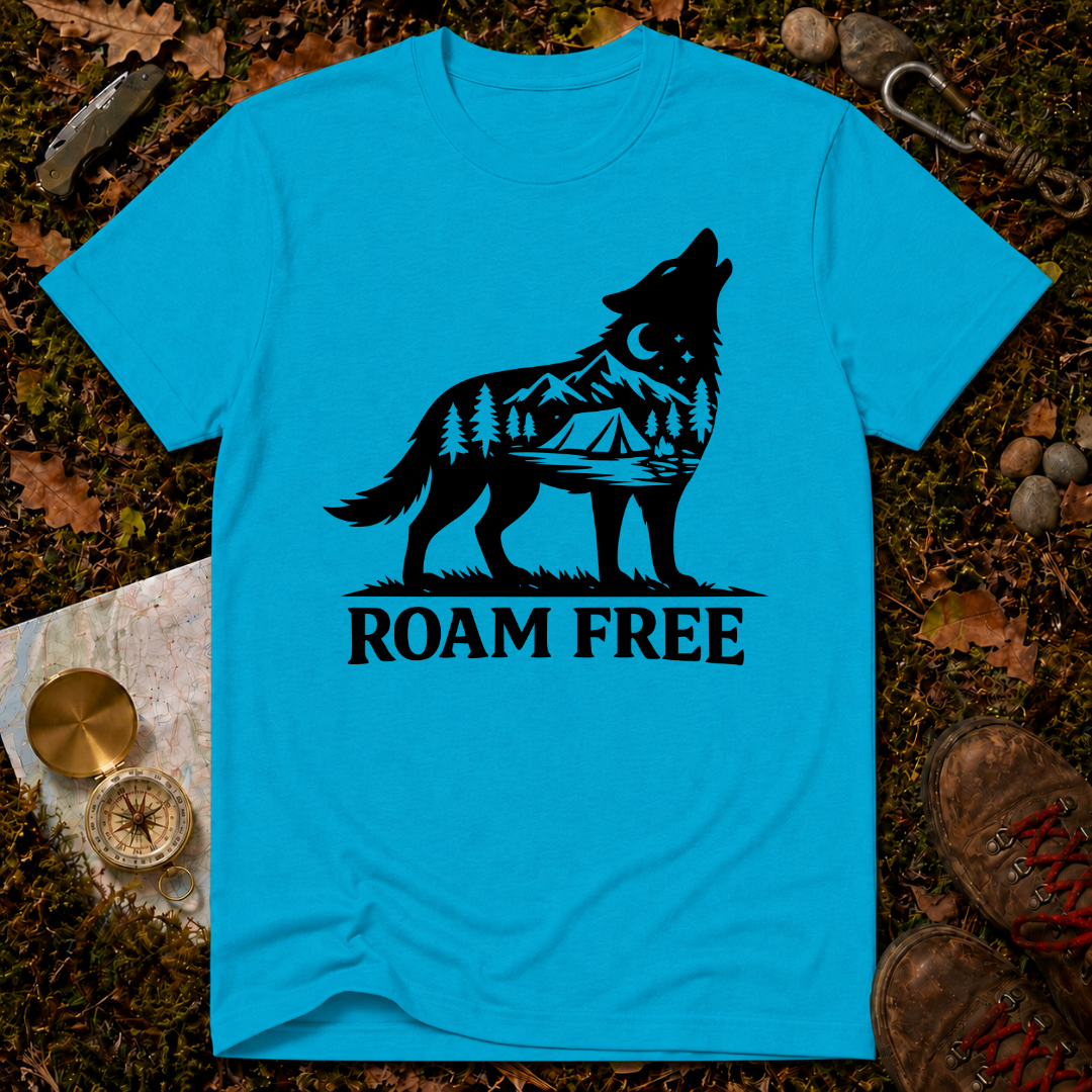 Roam Free Wolf T-Shirt
