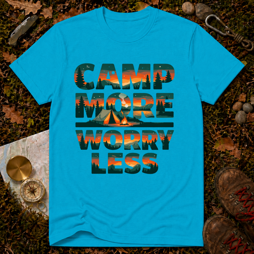 Camp More, Worry Less T-Shirt