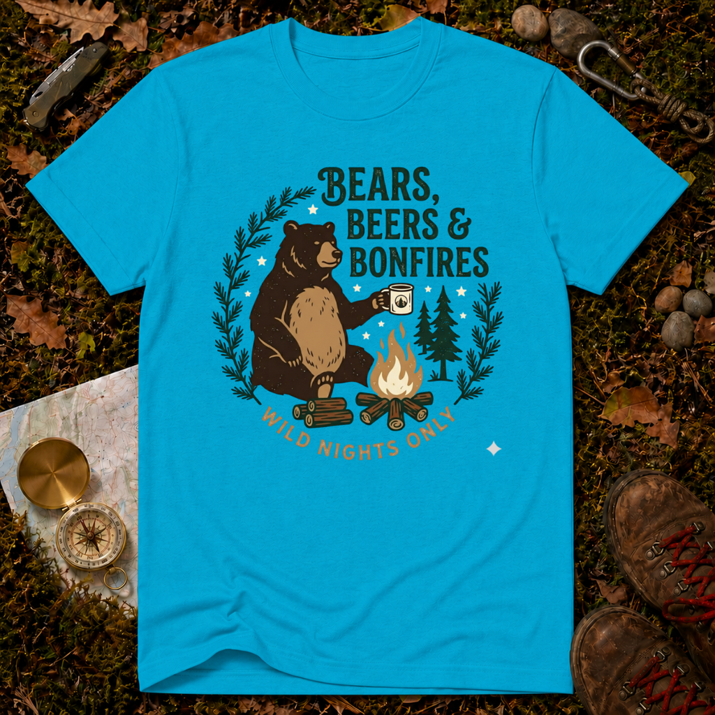 Bears Bears & Bonfires T-Shirt