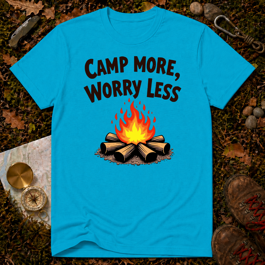 Camp More, Worry Less T-Shirt
