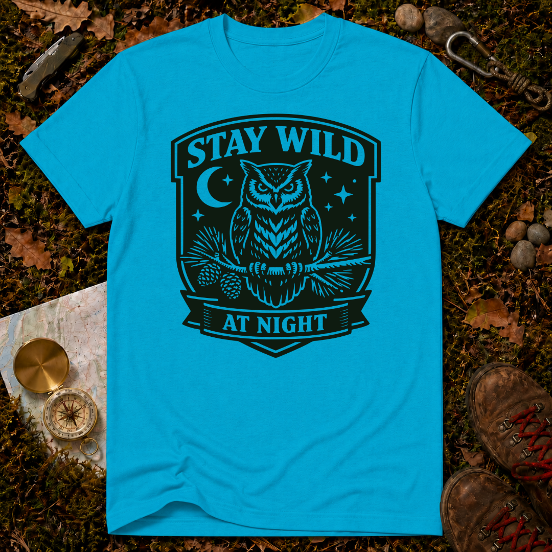 Stay Wild at Night Owl T-Shirt