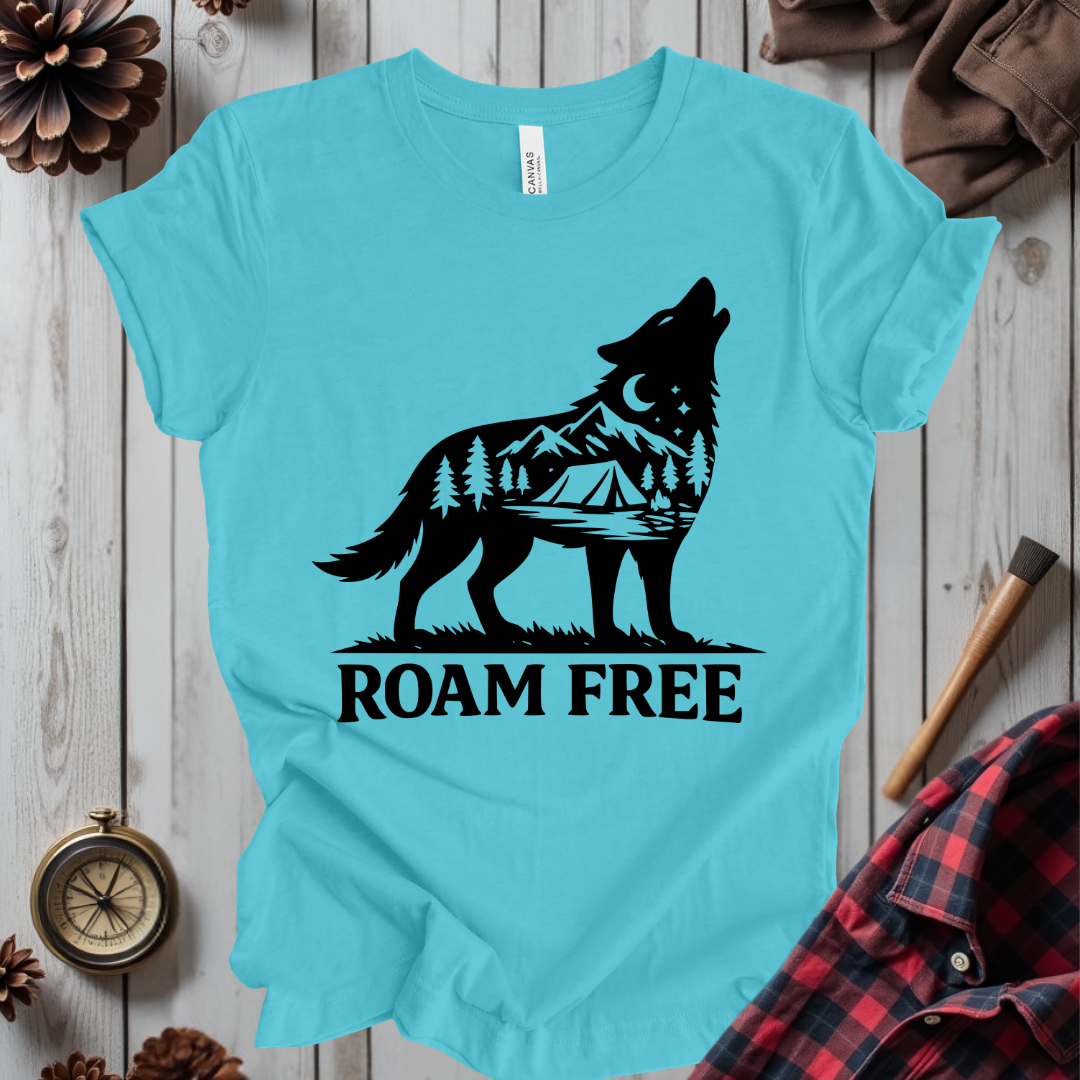 Roam Free Wolf T-Shirt