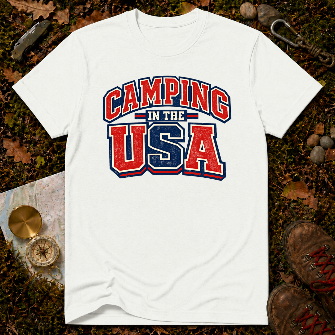Camping In The USA T-Shirt