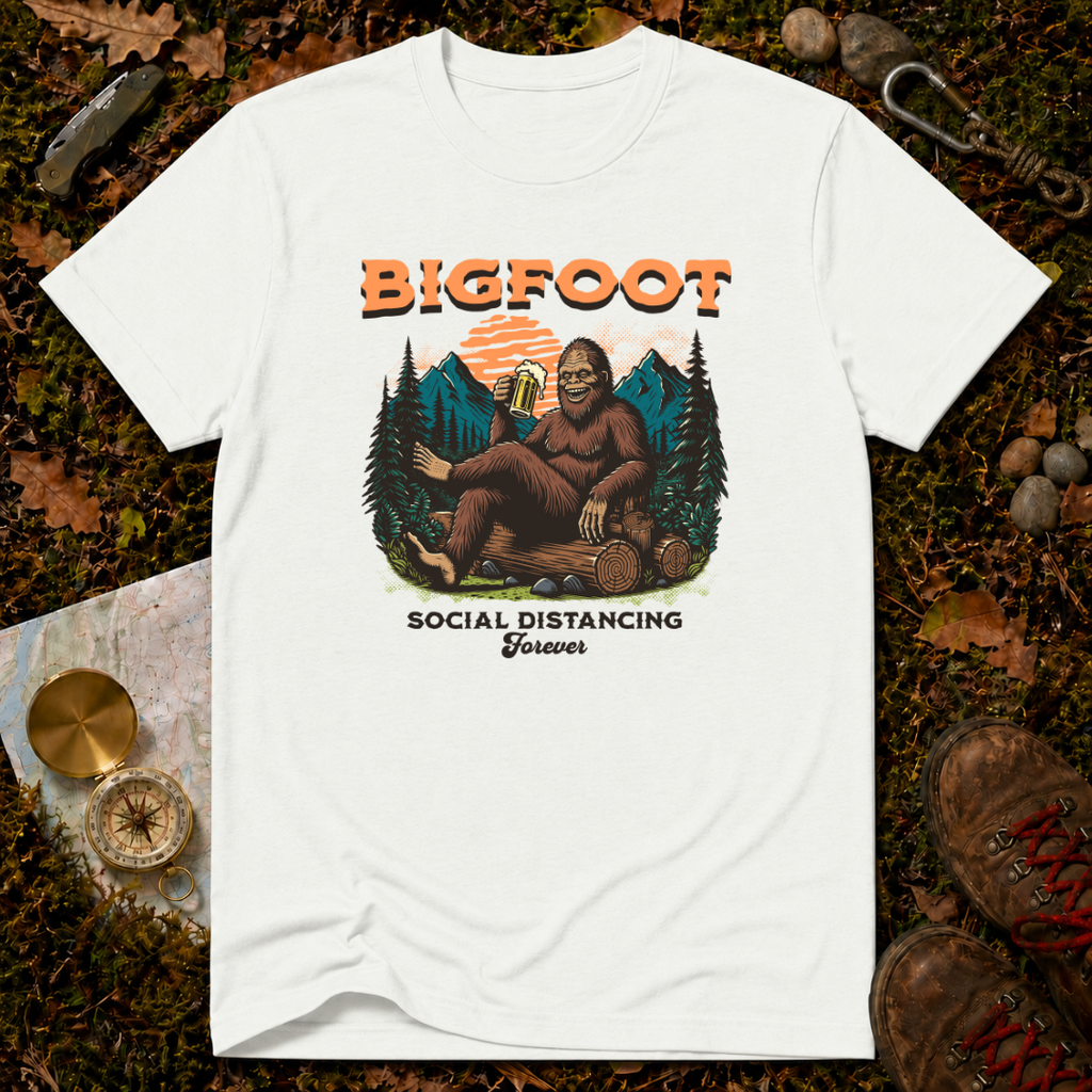 Bigfoot Social Distancing T-Shirt