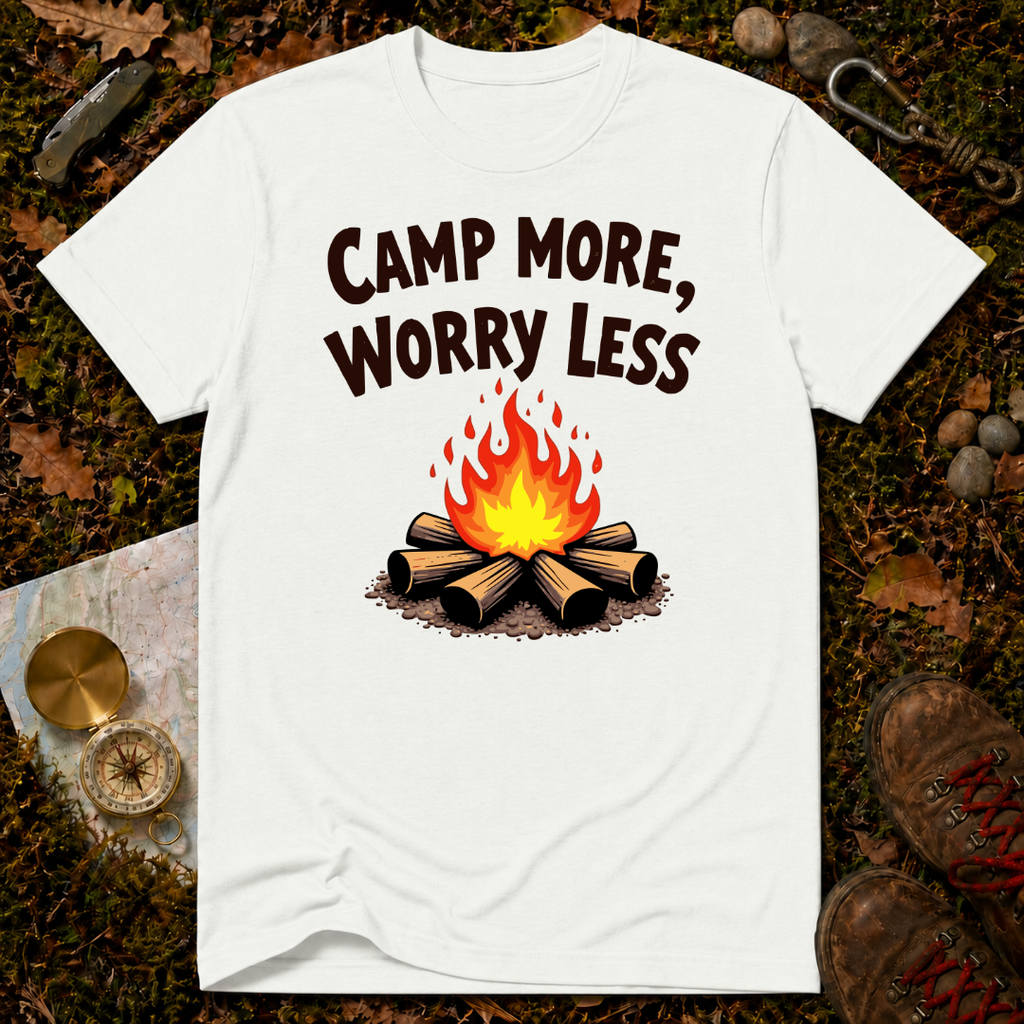 Camp More, Worry Less T-Shirt