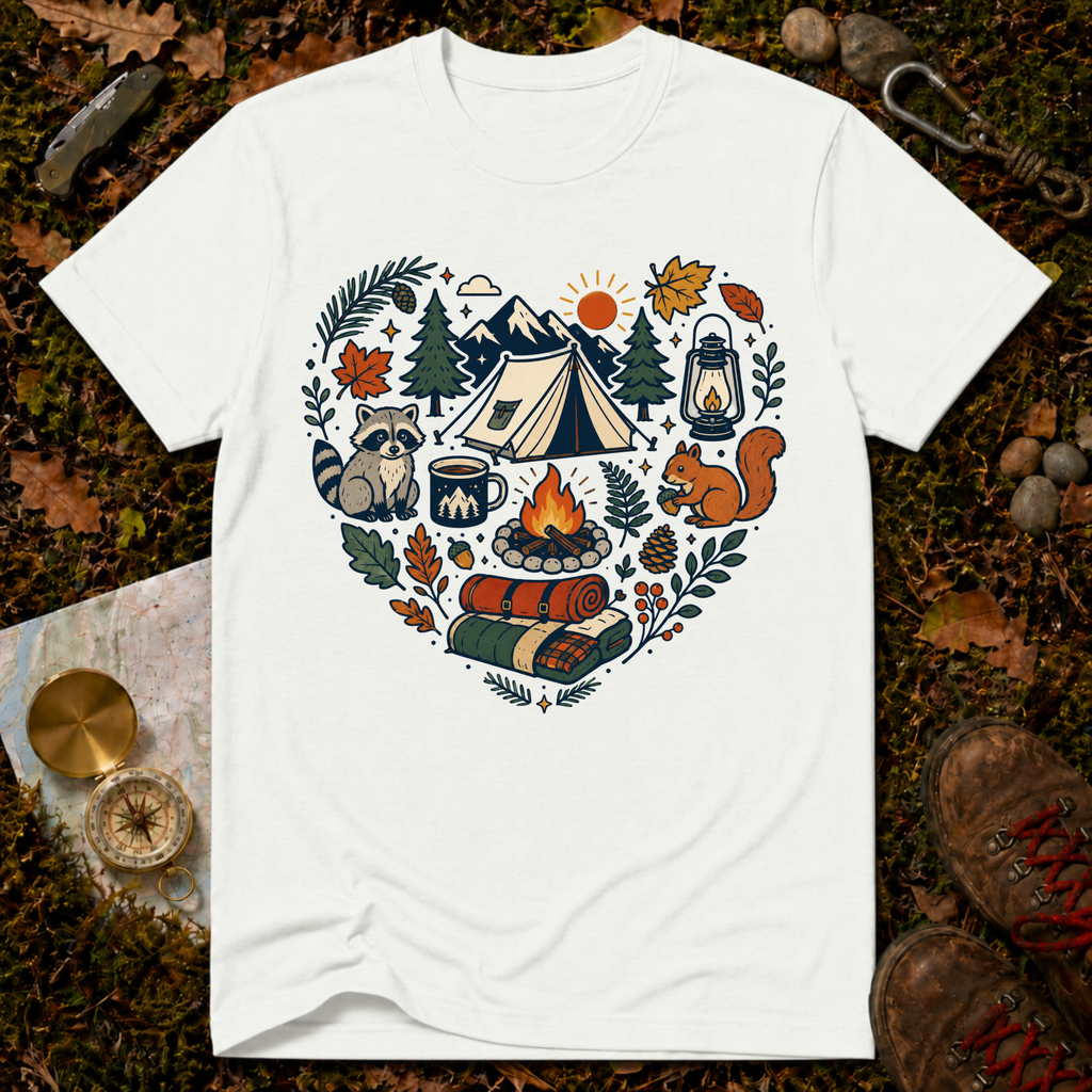 Camp Life Heart T-shirt