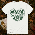 Woodland Camp Heart T-Shirt