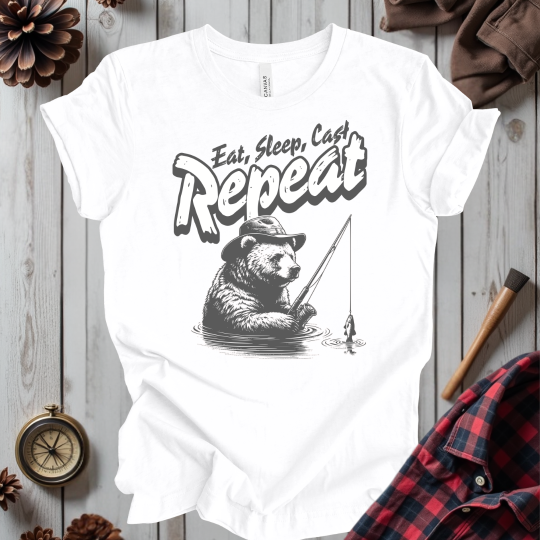 Eat, Sleep, Cast, Repeat T-Shirt