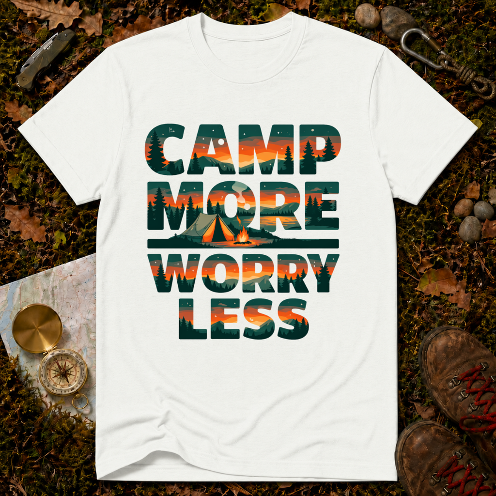 Camp More, Worry Less T-Shirt