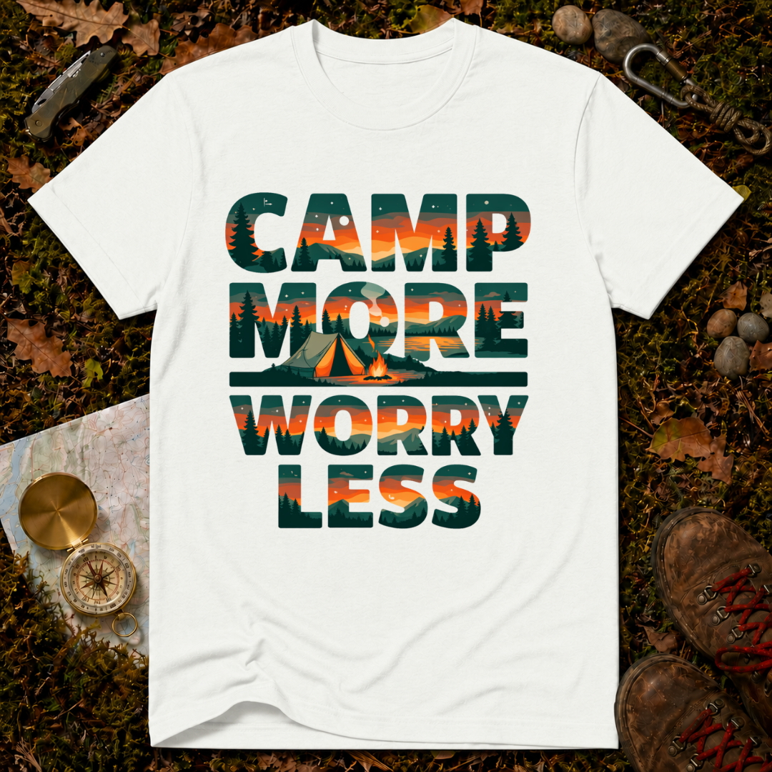 Camp More, Worry Less T-Shirt