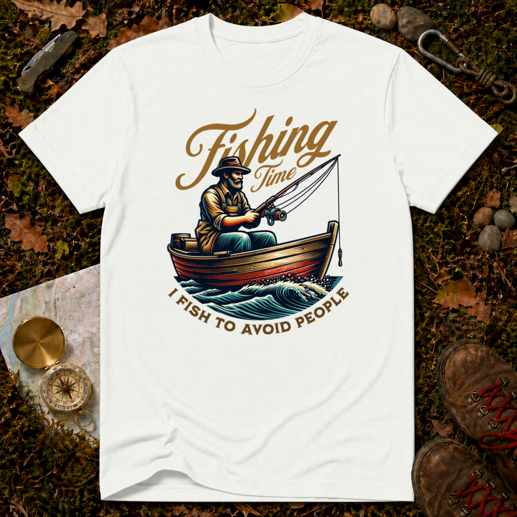 I Fish To Avoid People T-Shirt