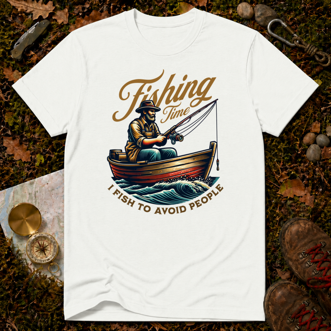 I Fish To Avoid People T-Shirt