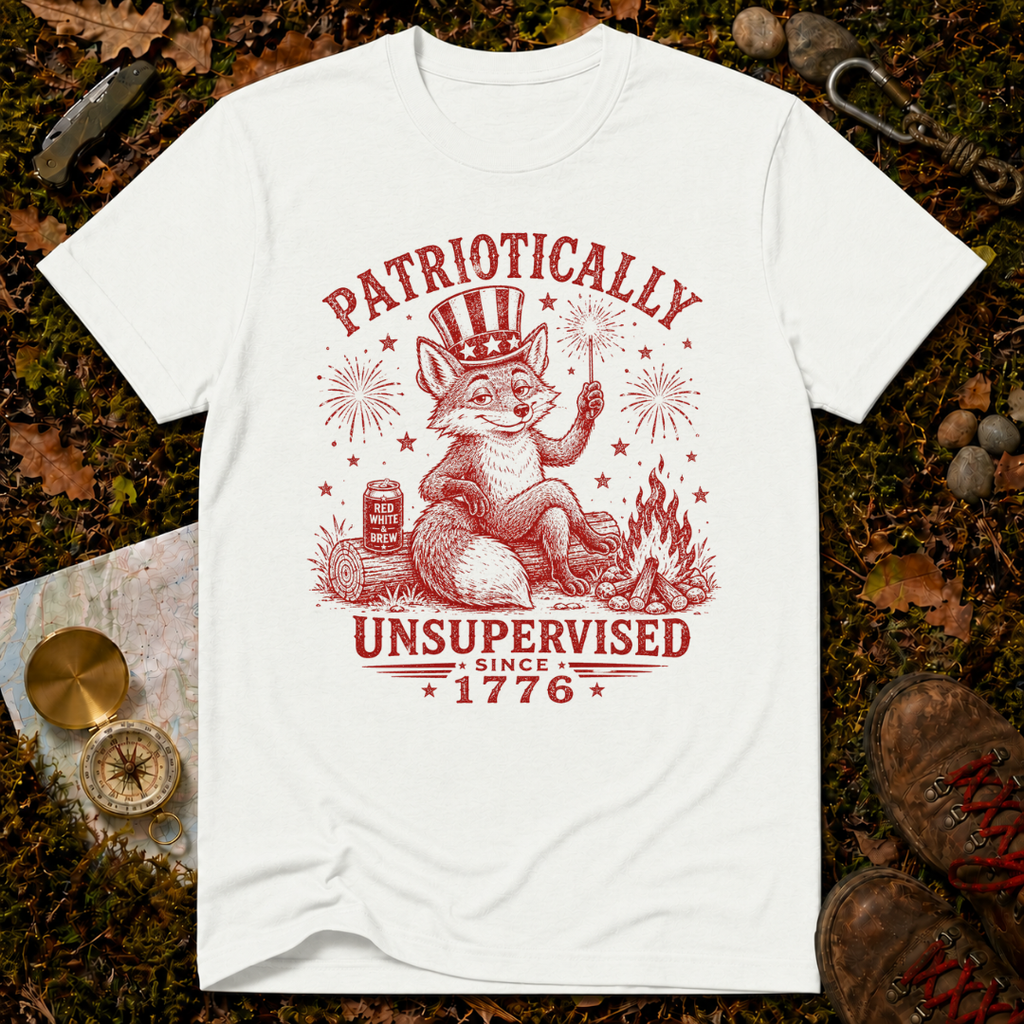 Patriotically Unsupervised T-Shirt