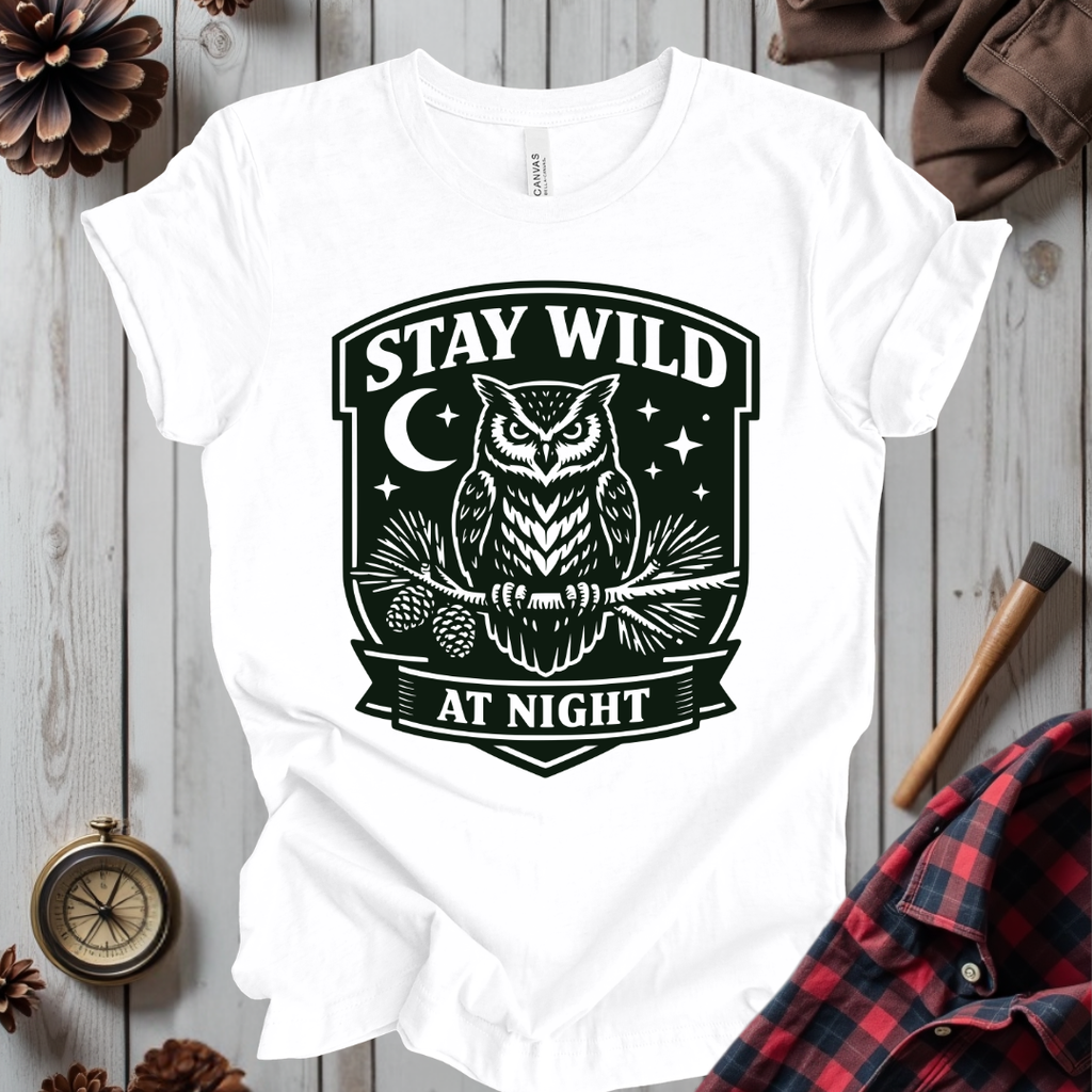 Stay Wild at Night Owl T-Shirt