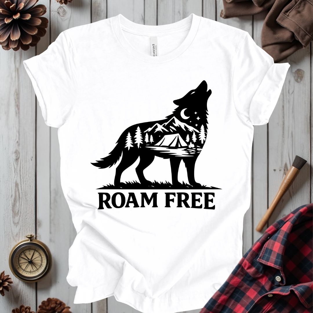 Roam Free Wolf T-Shirt