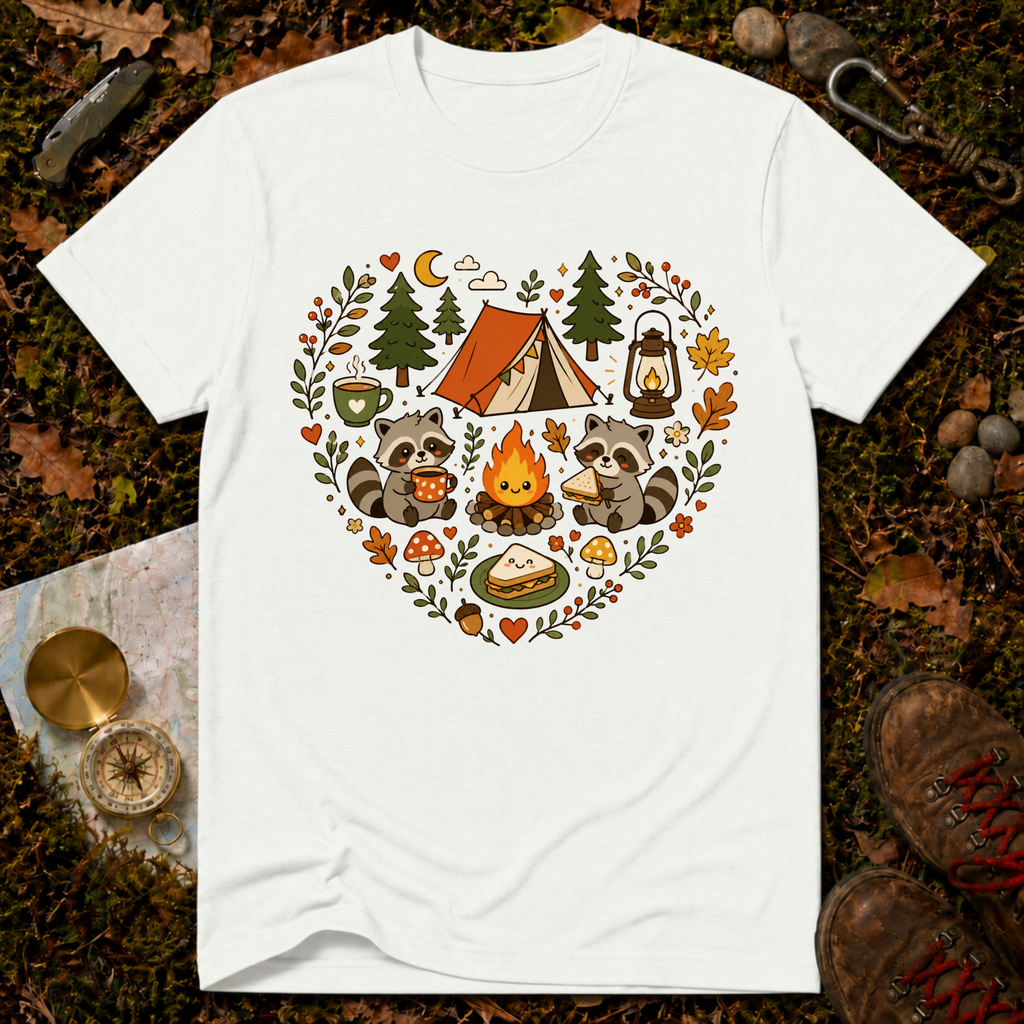 Camping Heart T-Shirt