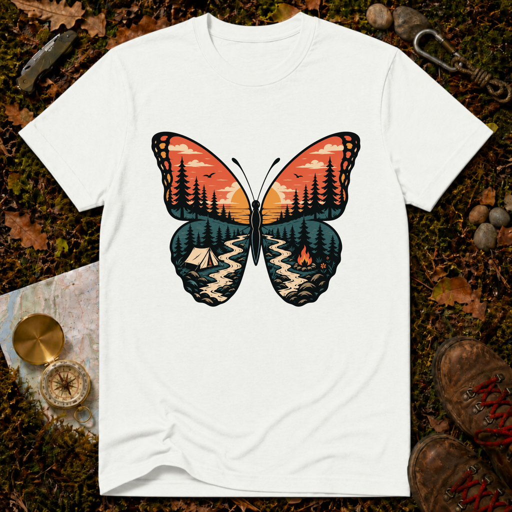Butterfly Camping T-Shirt