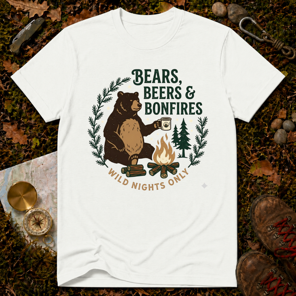 Bears Bears & Bonfires T-Shirt