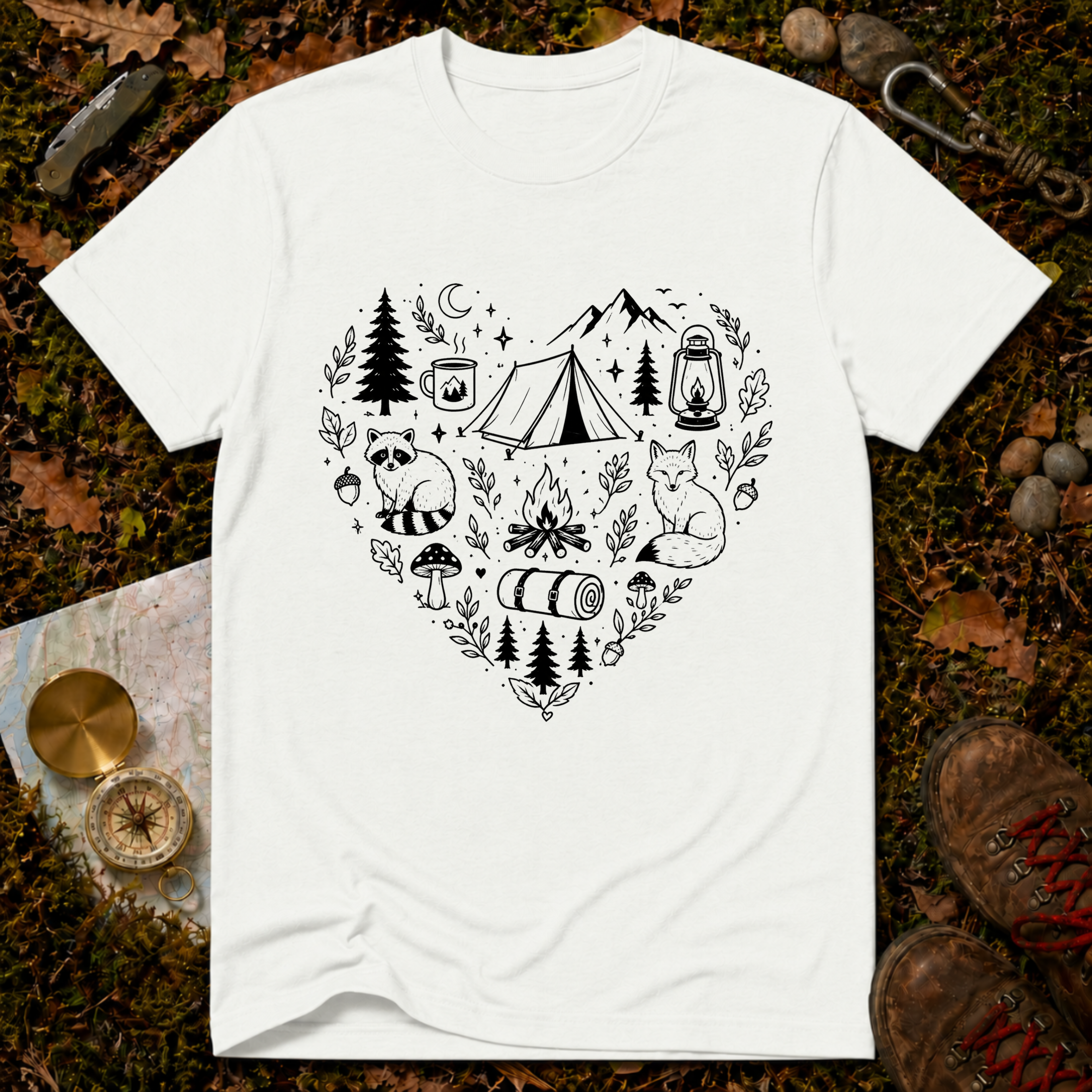 Midnight Camp Heart T-Shirt