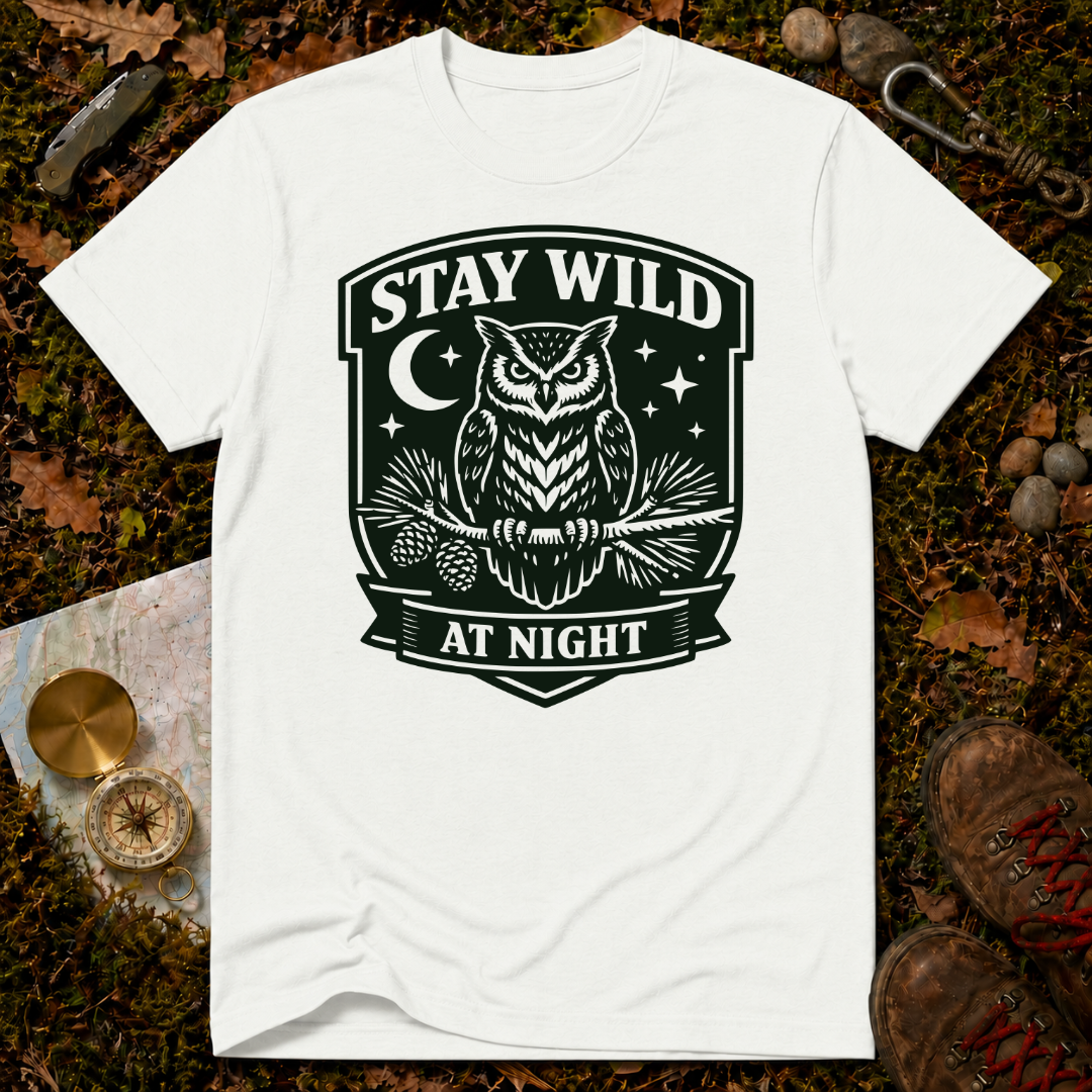 Stay Wild at Night Owl T-Shirt
