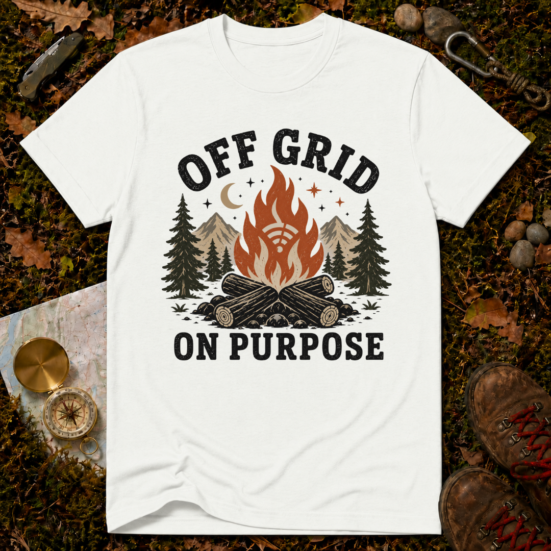 Off Grid On Purpose T‑Shirt