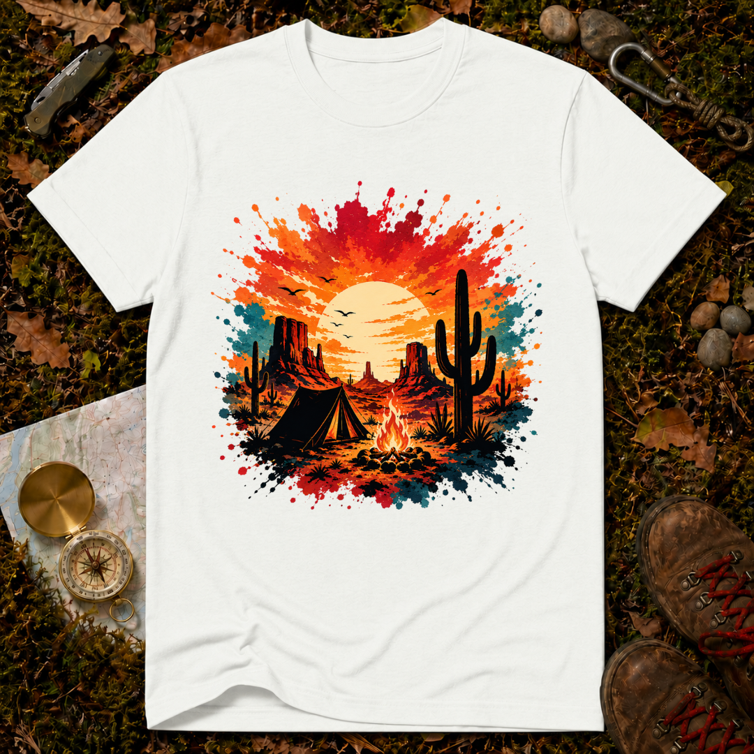 Desert Sunset Camping T-Shirt