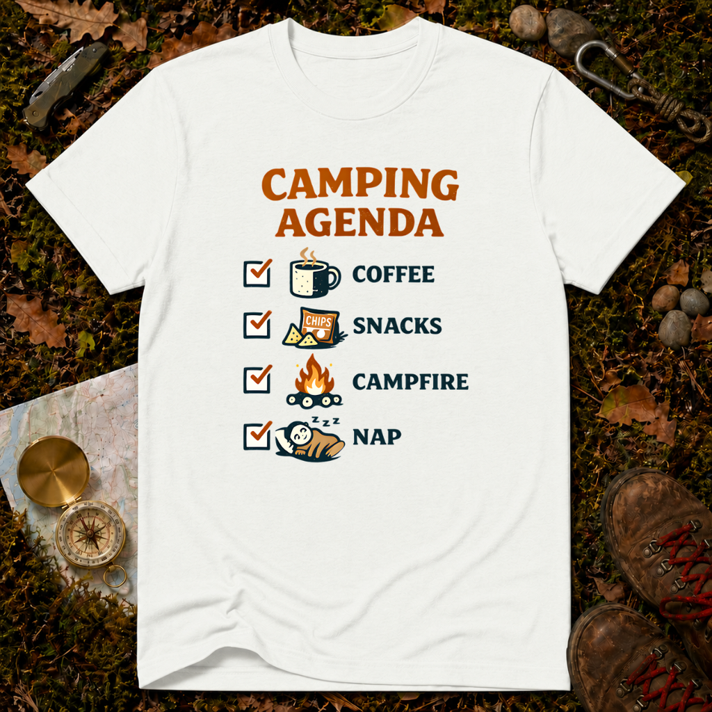 Camping Agenda T-Shirt