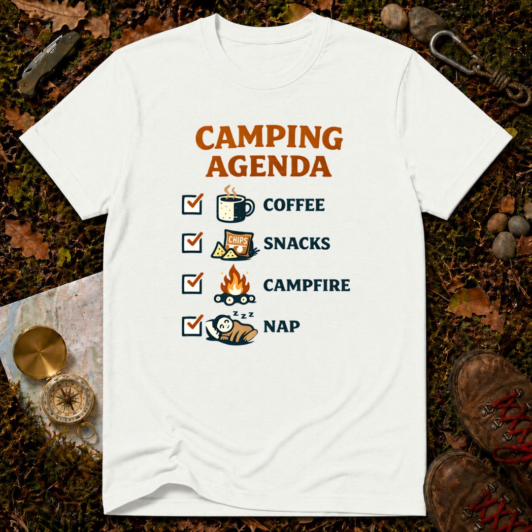 Camping Agenda T-Shirt