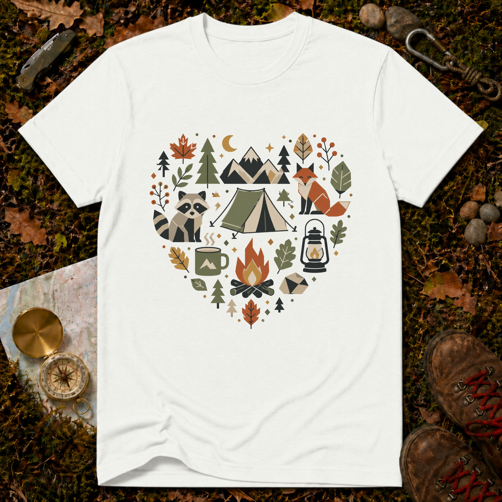 Autumn Camp Heart T-Shirt