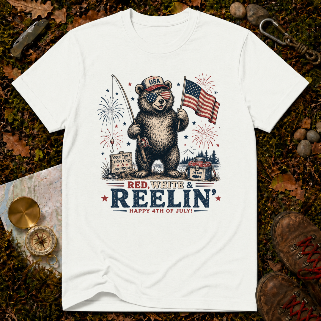 Red, White & Reelin' T-Shirt