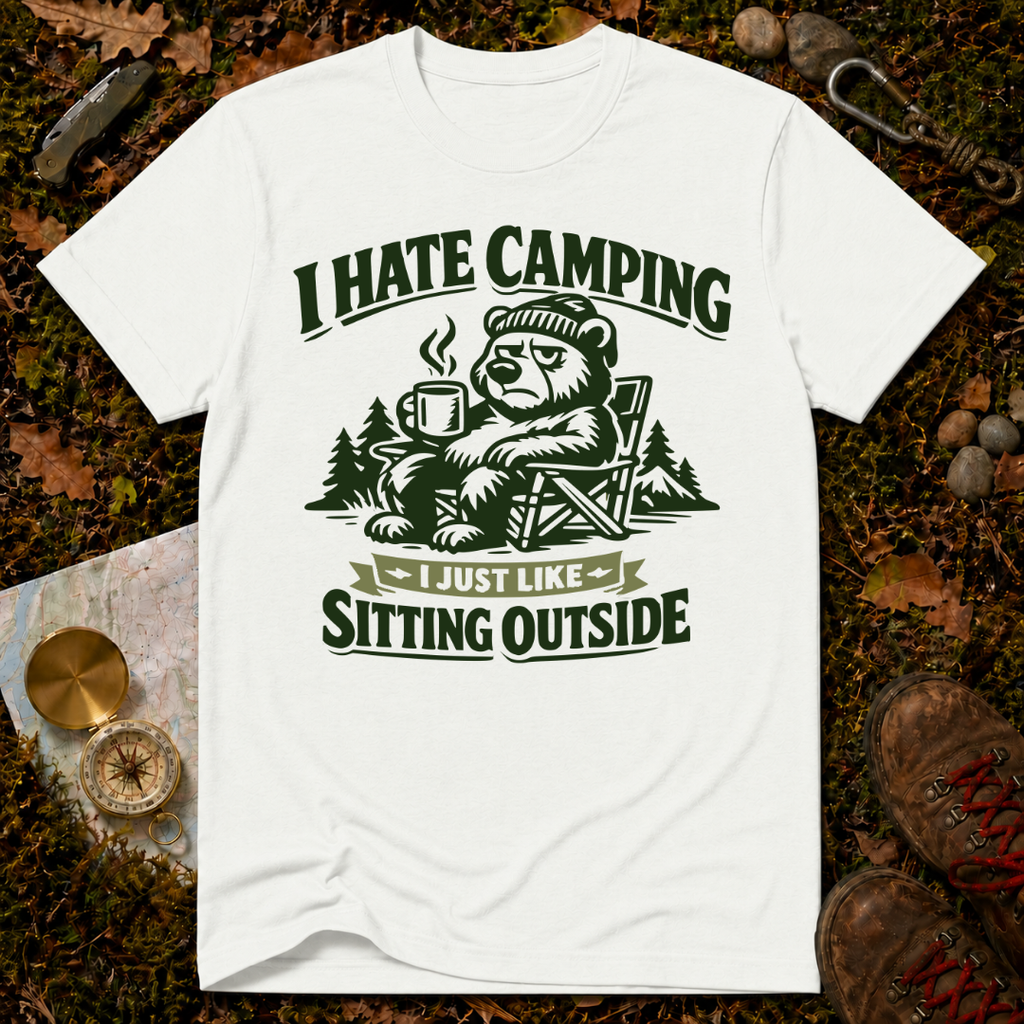 I Hate Camping T-Shirt