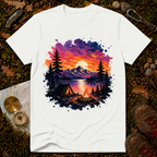 Sunset Mountain Camping T-Shirt