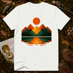 Retro Mountain Sunset T-Shirt