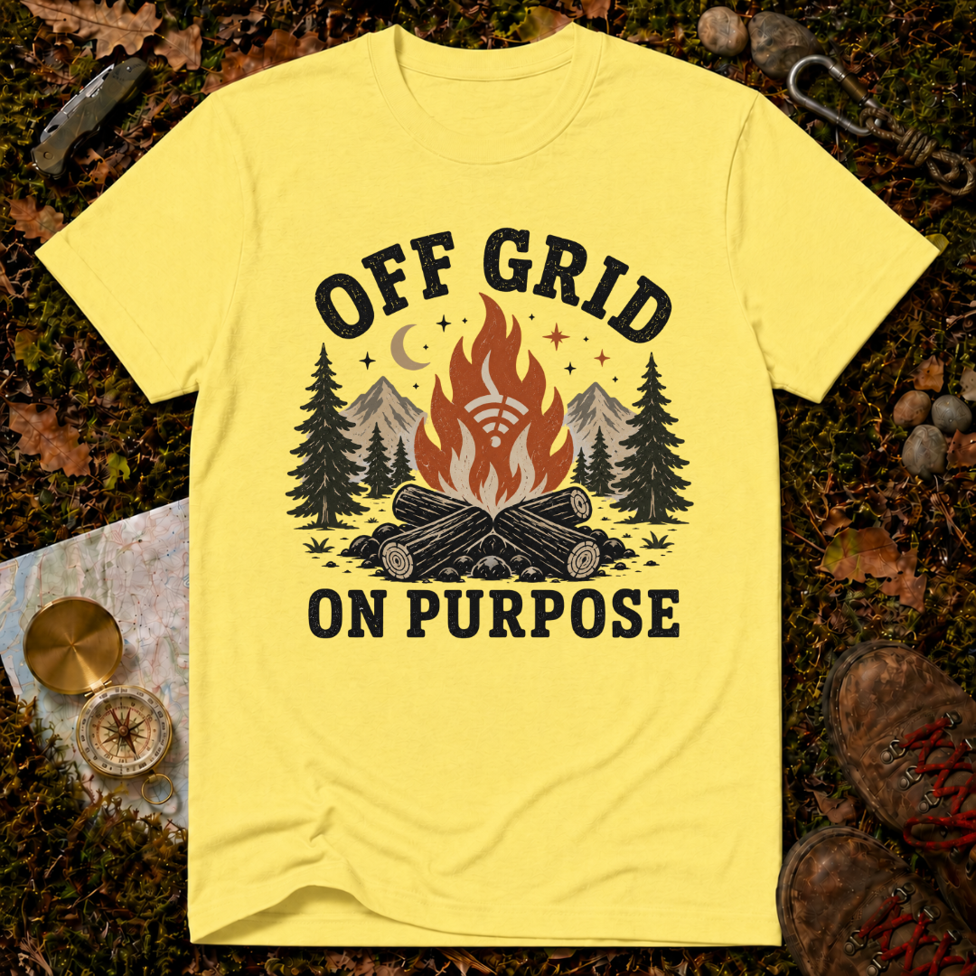 Off Grid On Purpose T‑Shirt
