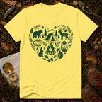 Woodland Camp Heart T-Shirt