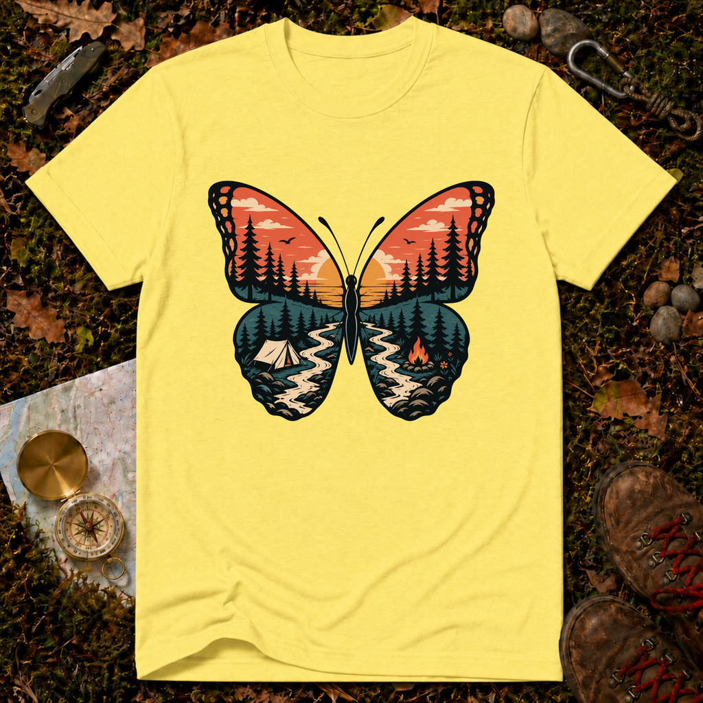 Butterfly Camping T-Shirt