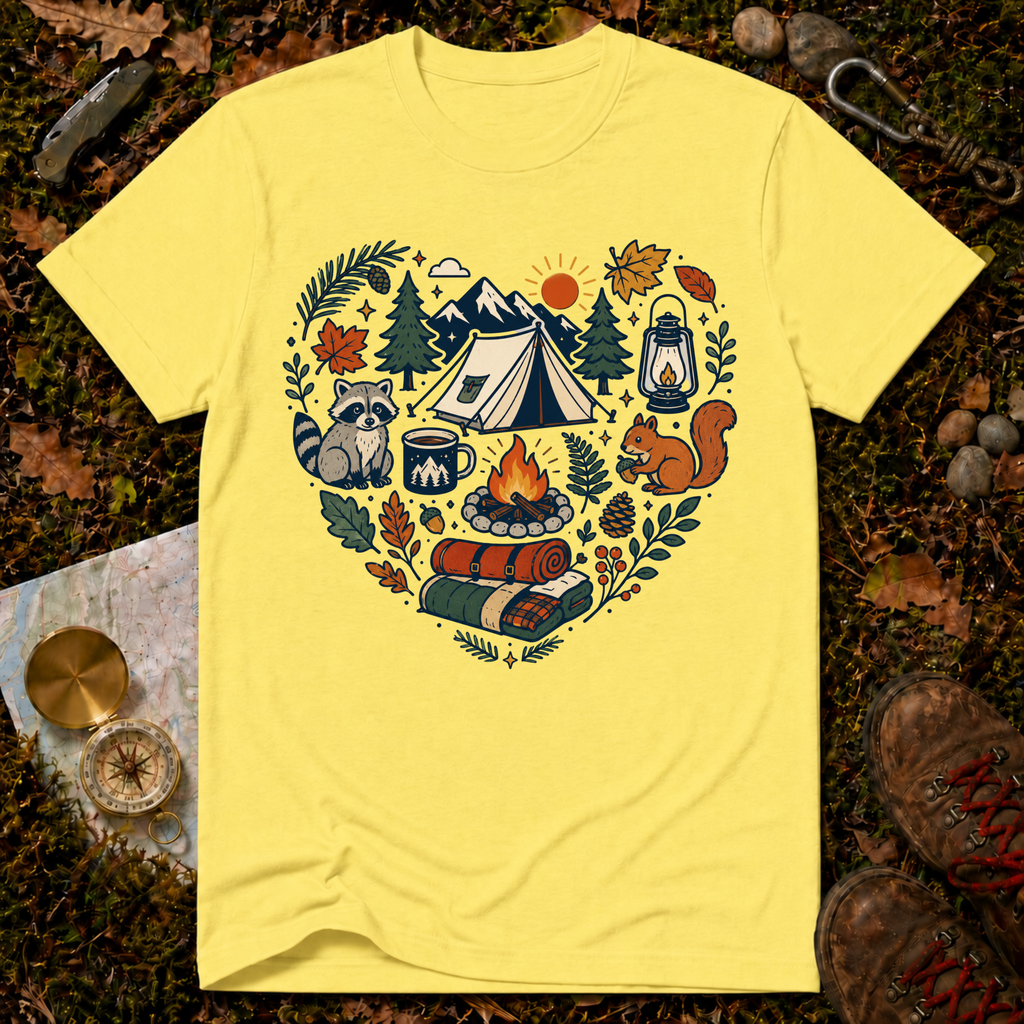 Camp Life Heart T-shirt